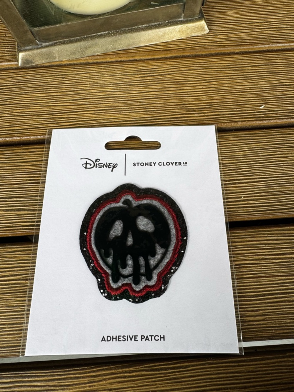 Stoney Clover Lane Disney Black & Red Poison Apple Adhesive Patch